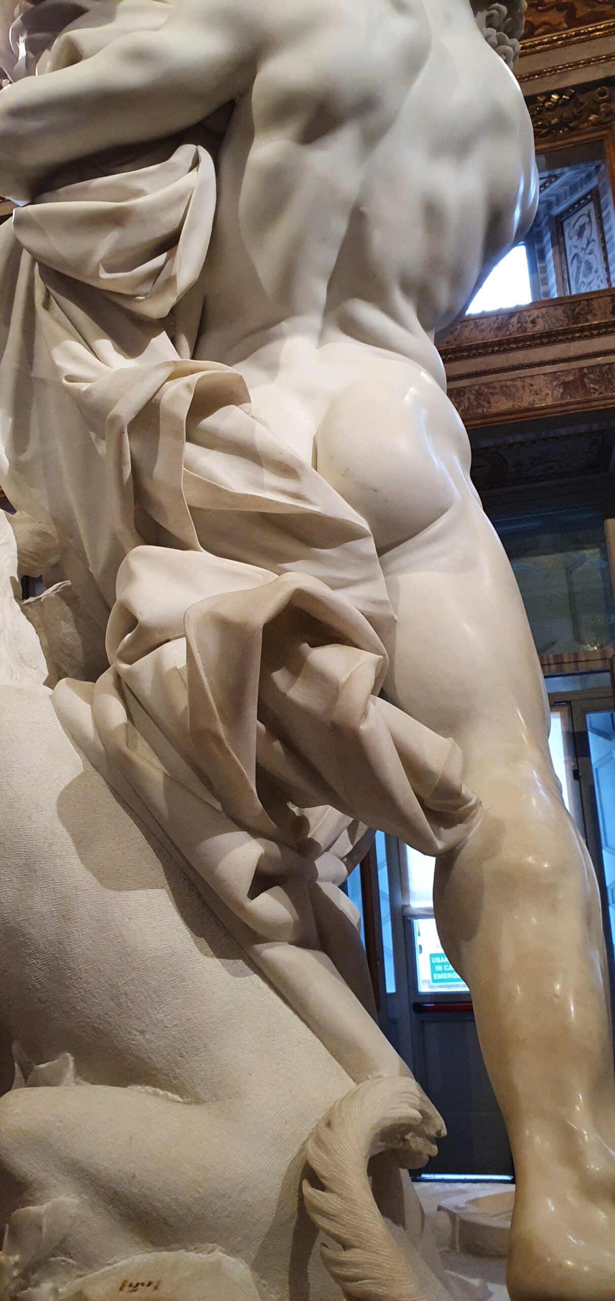 The Rape of Proserpine, details by Bernini