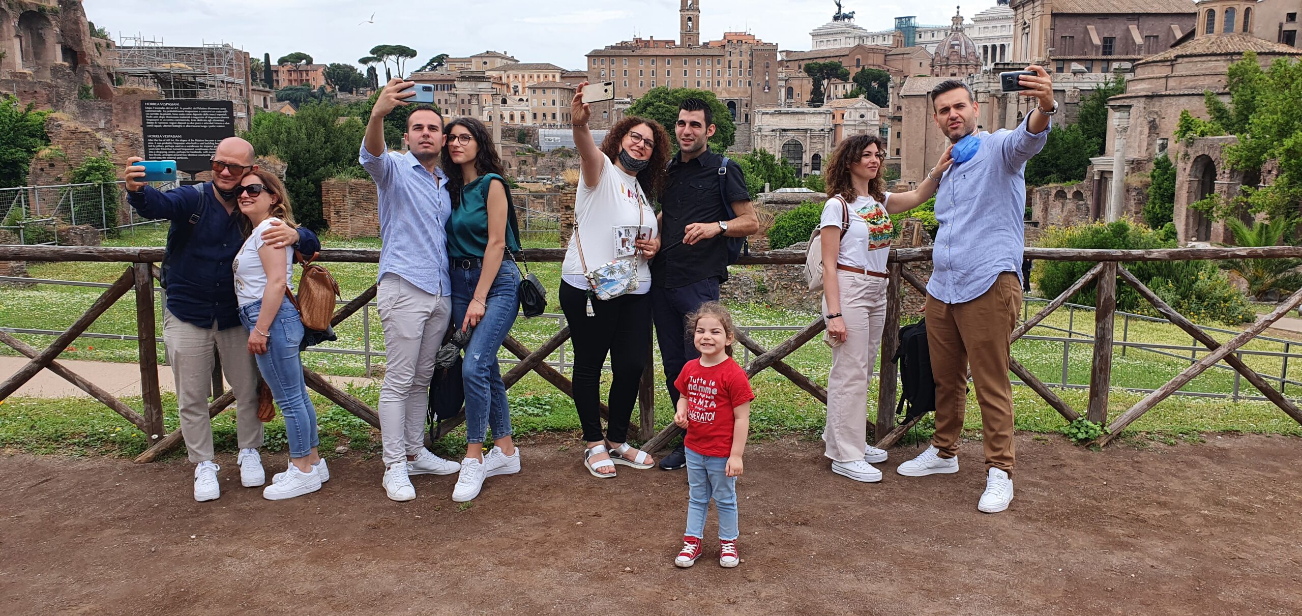 The families  from Puglia in the Roman Forum