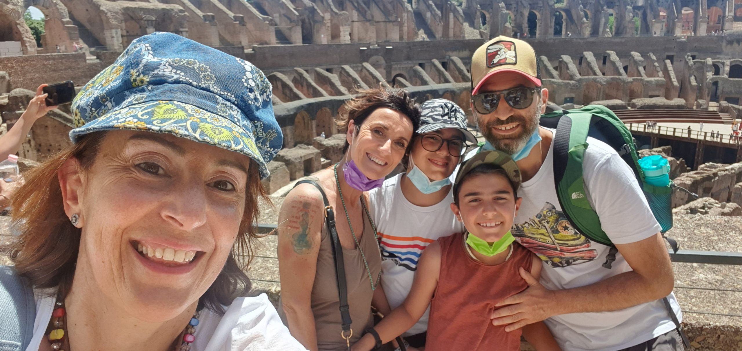 Family in the Colosseum