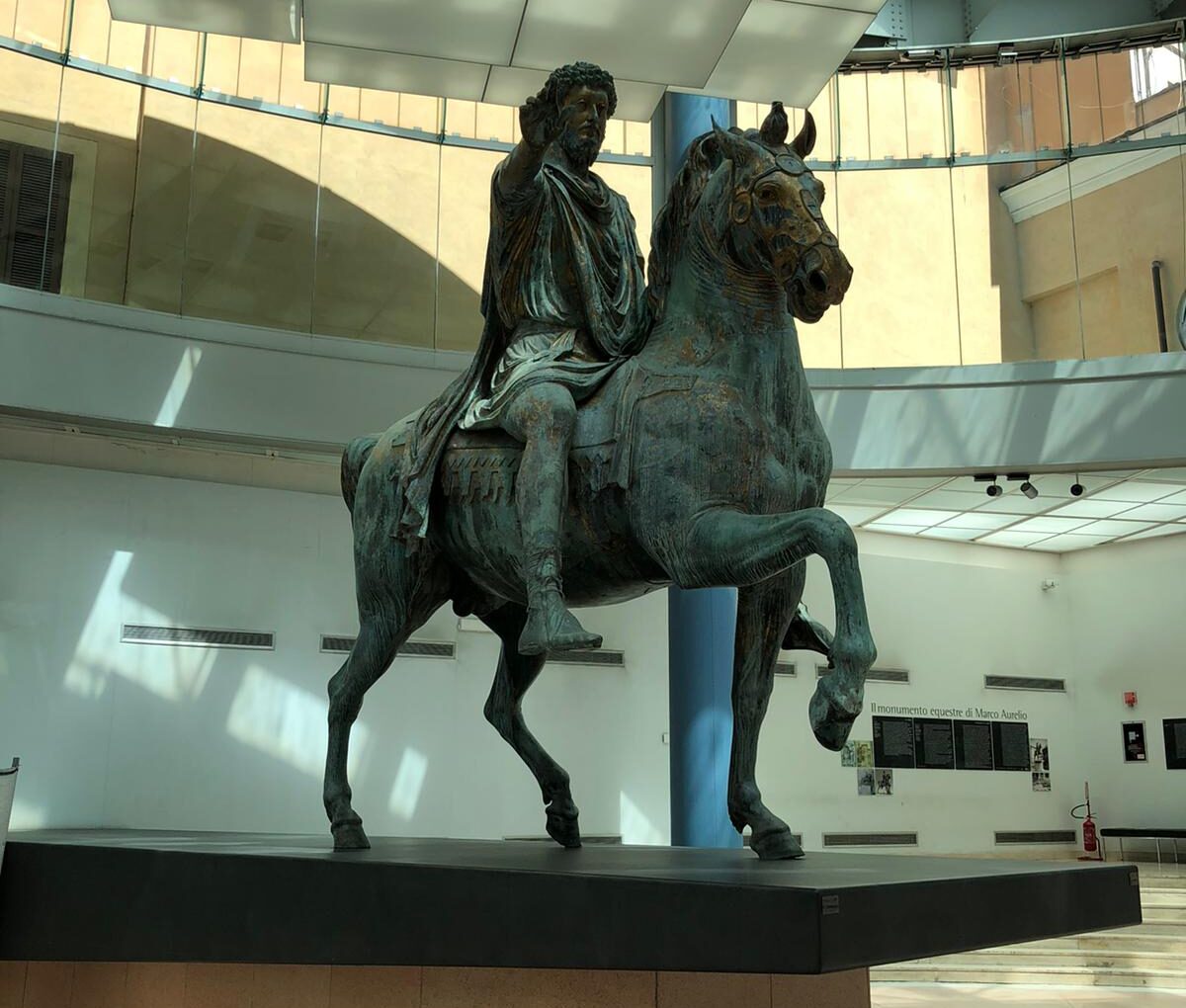 La statua equestre di Marco Aurelio
