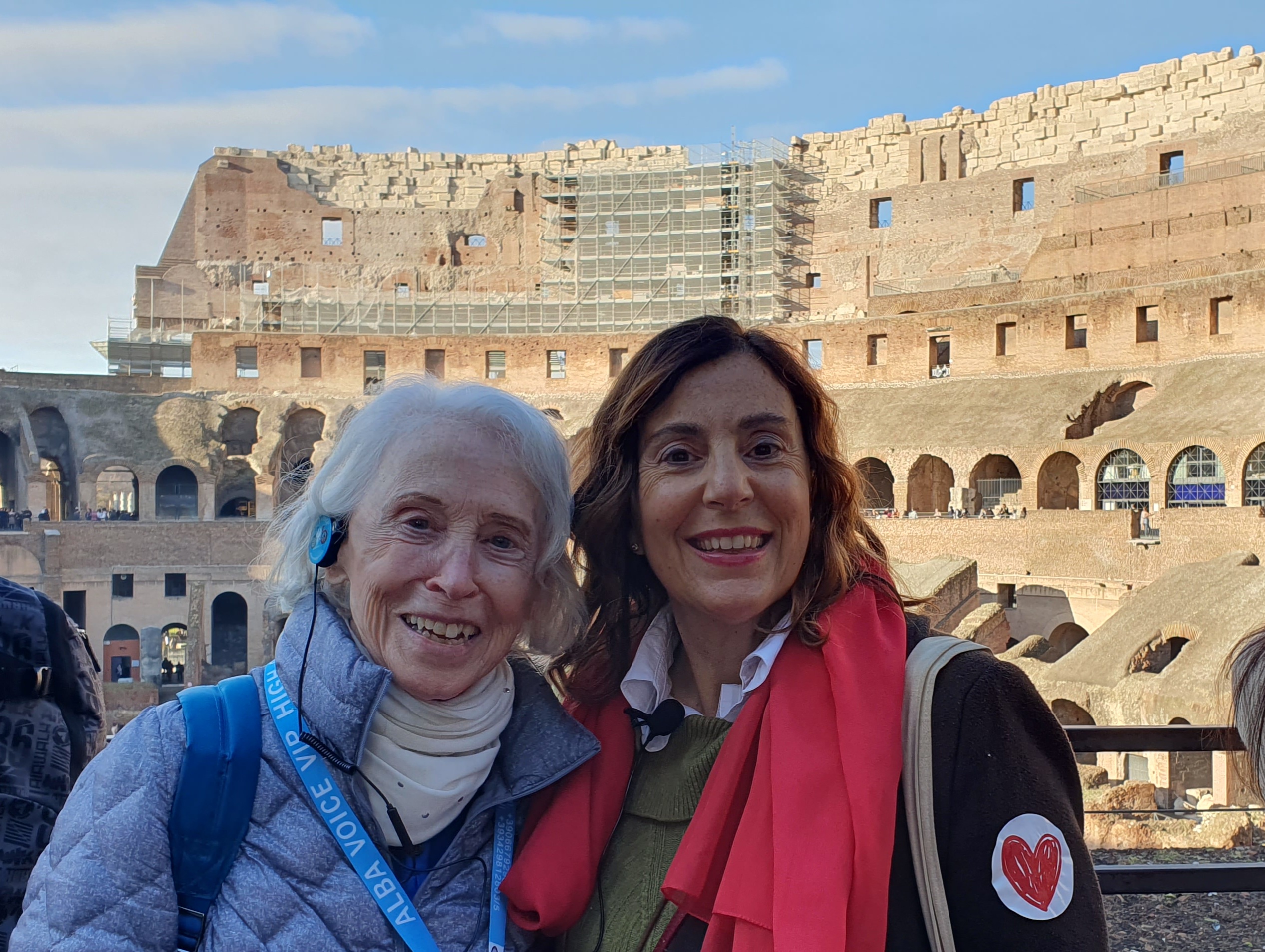 Elisabeth and Laura in the Colosseum
